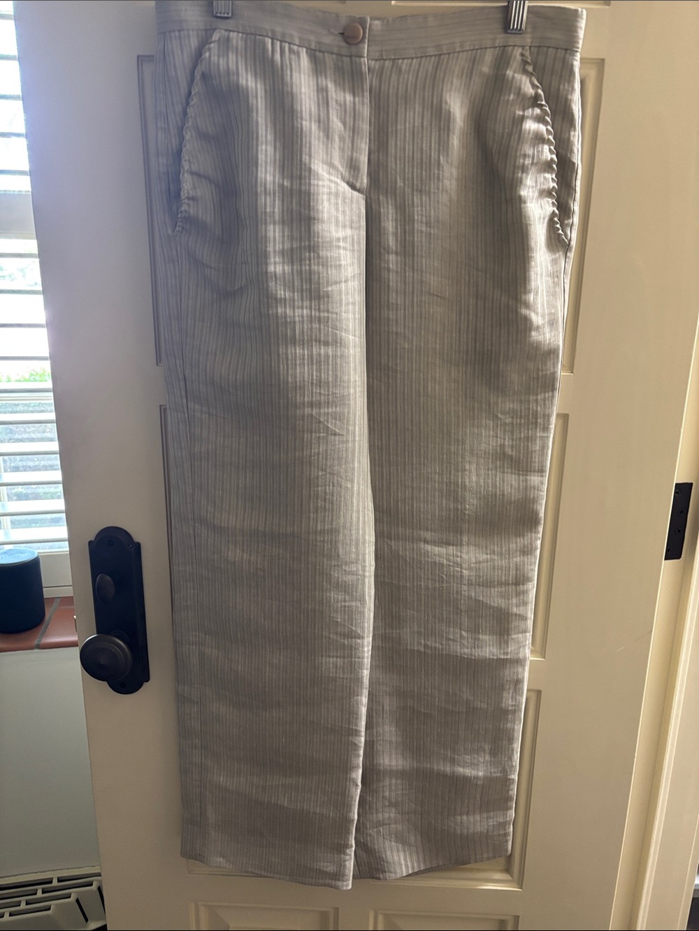 Vintage Giorgio, Armani, silk and linen pants